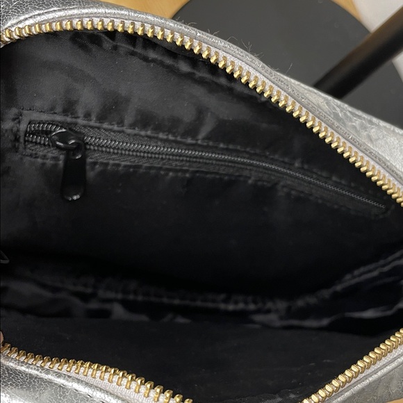 Victoria's Secret Metallic Silver Cosmetic Bag - Picture 7 of 7